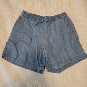 J Jill Denim Elastic Waist Shorts
